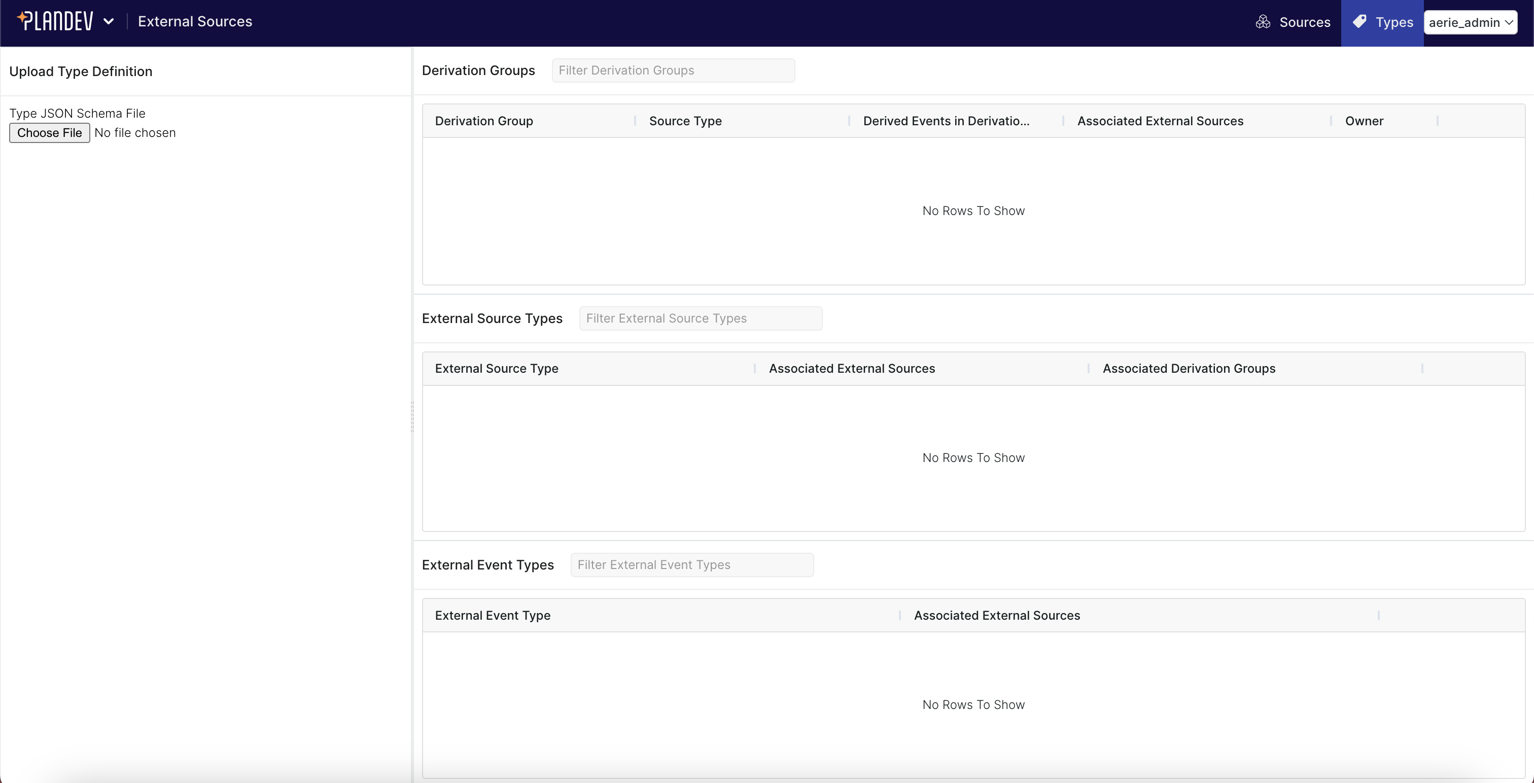 External Type Manager