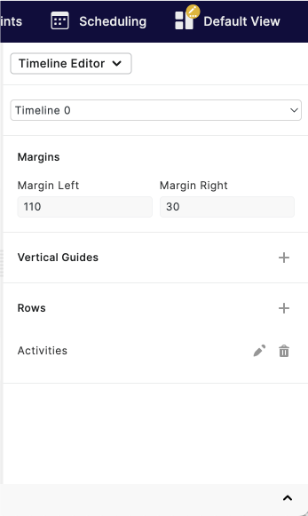 PlanDev UI - Timeline Editor